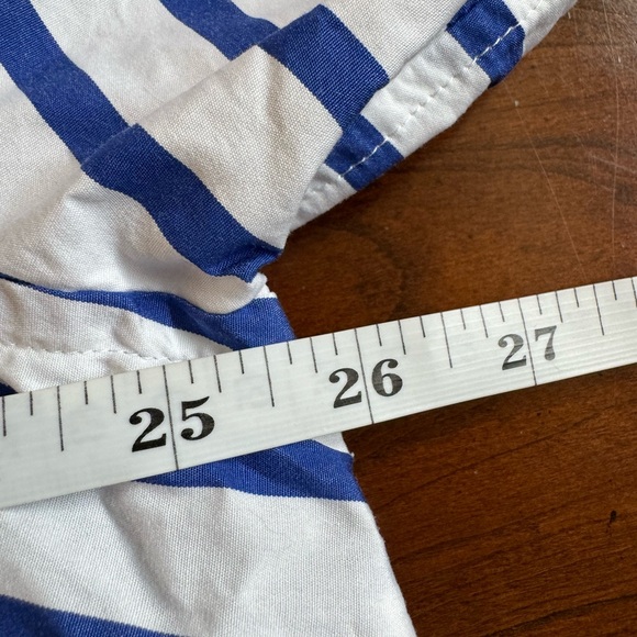 Blue and white striped Ralph Lauren button-down - Picture 7 of 9